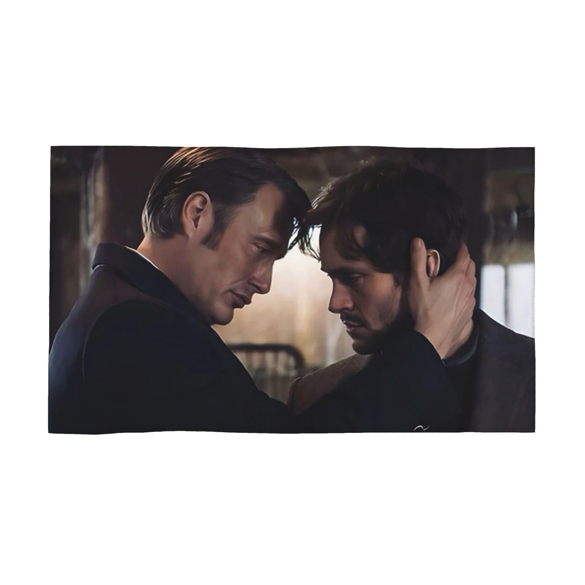 

Hannibal X Will Graham Decoration Horror Movie Soft Face Towel Quick Dry Pool Bath Cotton Towels Breathable W30*H60(CM)