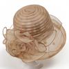 New organza sun hat children spring and summer versatile elegant retro flower bucket hat sun protection breathable cool hat