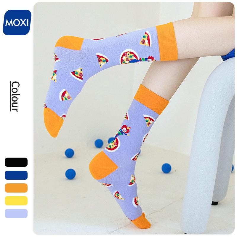 Food Series Men'S Socks Street Socks Summer Men'S Cotton Trend Socks Men'S Medium Tube Socks Men'S