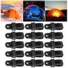 15Pcs Outdoor Camping Windproof Tent Clip Portable Camping Canopy Awnings Clamp Nylon