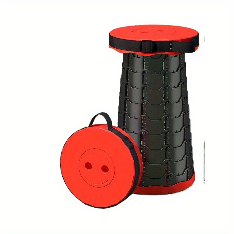 Enhanced and Reinforced Collapsible Stool, Versatile Folding Seat for Fishing, Home, Travel, Waiting In Line, Made of PP Material - Small and Light