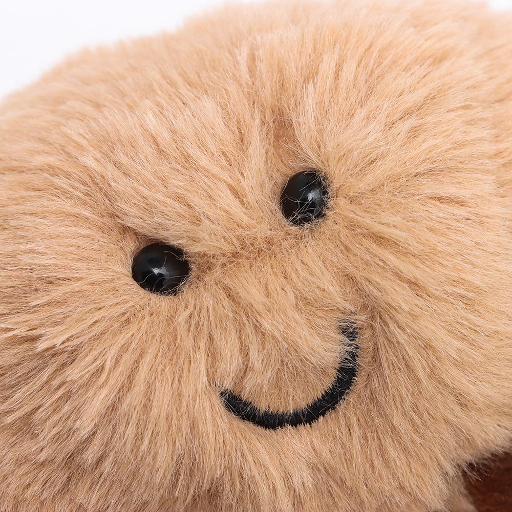 Rag Doll Toy Sofa Decoration Stuffed Animals Croissant Plush Smile Bread Pillow Plush Toys Smile Croissant Bread Pillow