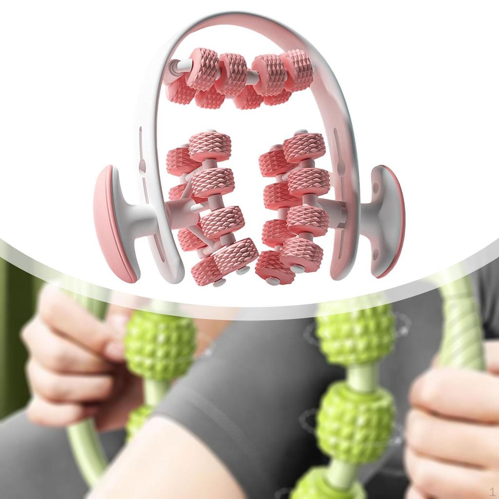 24 Wheel Circle Circular Leg Clamp Massaging Tool for Bodybuilding Sports Home