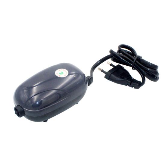 Pompa d'aria/ossigeno elettrica per acquario, 3/5W, singola/doppia uscita, accessorio