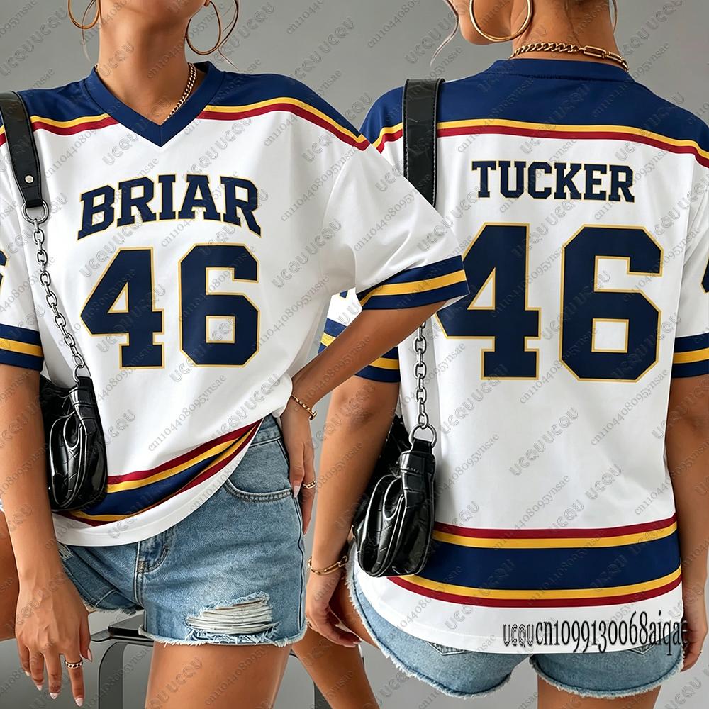 Seria TV Off Campus Briar University Tricou Graham 44 22 DI LAURENTIS 66 Tucker46 Unisex Streetwear Vară Sport Tricouri