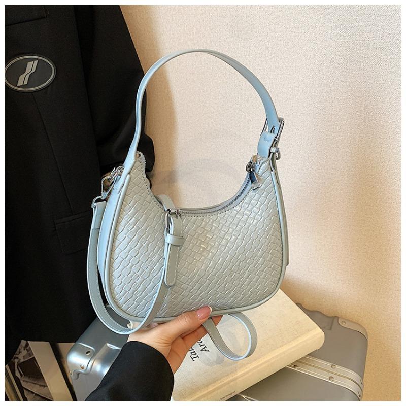 

Модная портативная сумка через плечо Новая нишевая повседневная сумка-полумесяц Сумка для поездок на работу Тренд сумка под мышкой Женщины синий