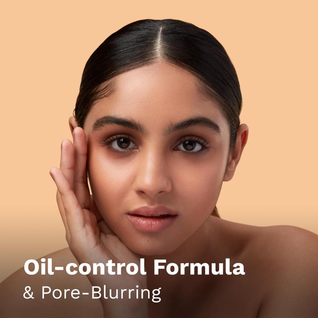 Pilgrim Warm Sand Mattes Finish Kompaktpuder 9 Gramm Packung mit 1 für alle Hauttypen Ölkontrolle & Strahlende Haut