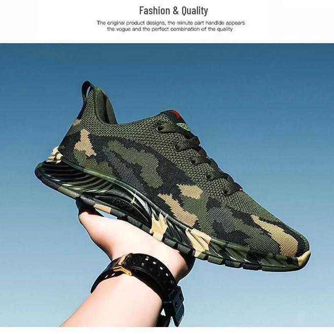 Camouflage Soft Sole Sports Shoes for Men and Women - Outdoor Hiking, Summer and Spring/Fall Work Shoes