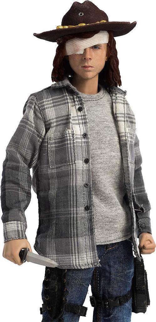 THE WALKING DEAD CARL GRIMES Scale and POM Painted Movable Figure 1/6 ABS, PVC,