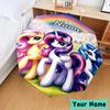 Custom Name Rainbow Unicorn Dream Umbrella, Foldable Umbrella Suitable for Outdoor Shopping Travel Sports, Exquisite Gift for Family