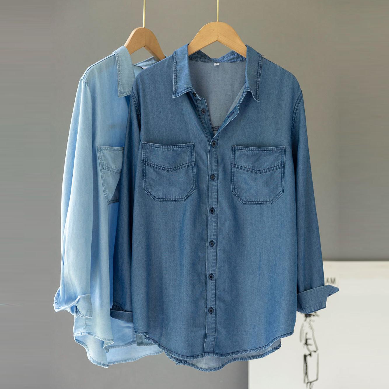 

Женская рубашка Свободная и универсальная рубашка с длинными рукавами Рубашка с драпированным низом