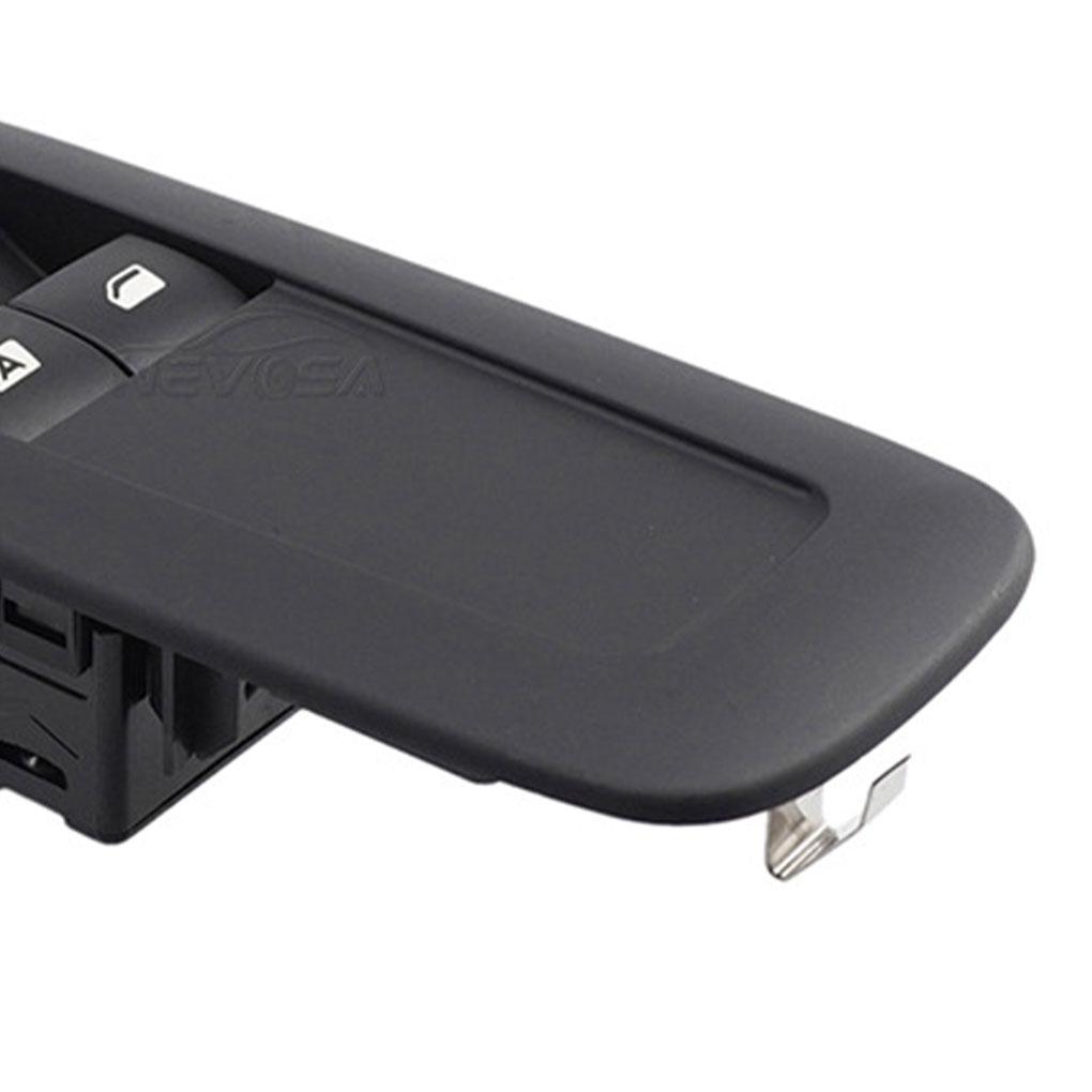 Black Easy-to-Install Auto Window Lift Switch Enhanced Performance For Vehicle Reliable Replacement As Shown