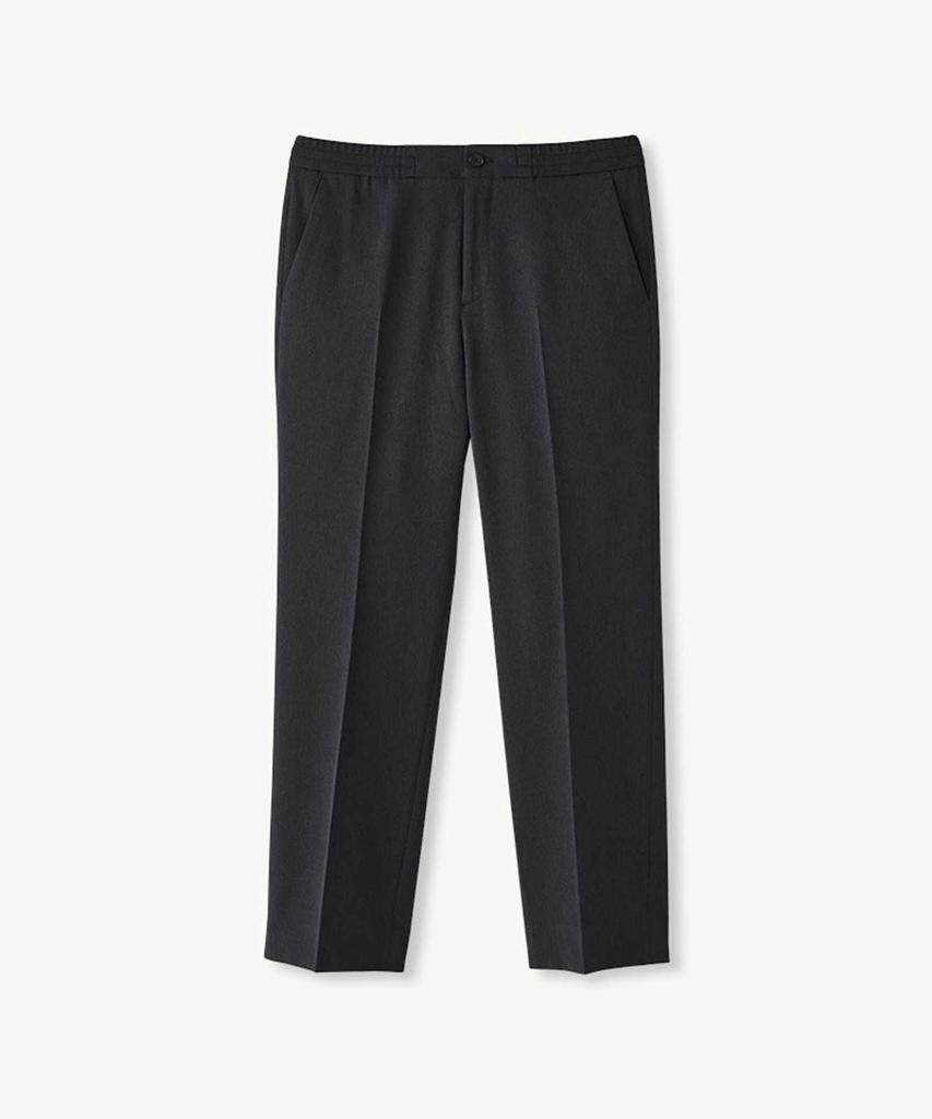 STCO [360-Degree Comfort Elastic Waist] Twill Stretch Pants Grey (Wide Fit)_Spavb15Wsg