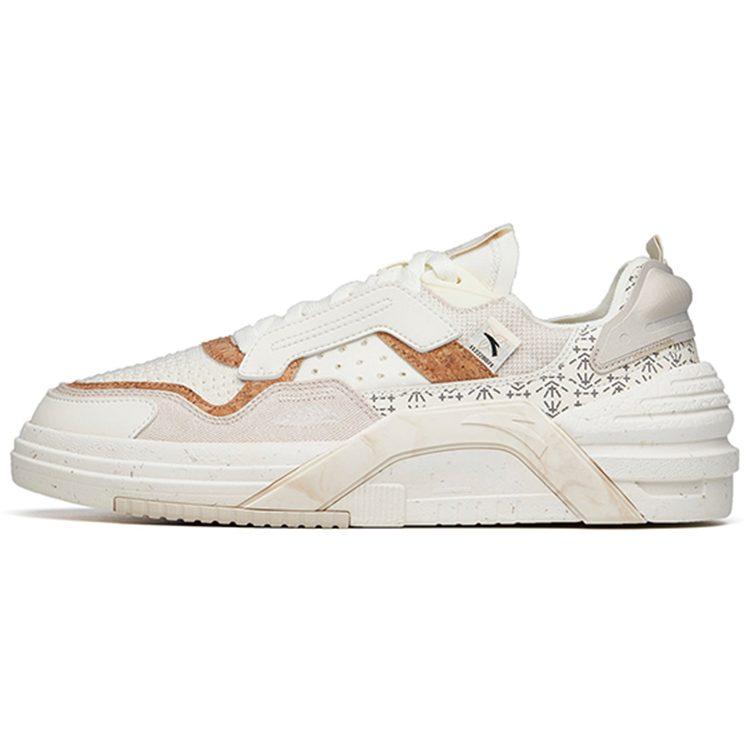 Anta A Dao PRO Low Top Skateboard Shoes Men's White Brown 112228071-6