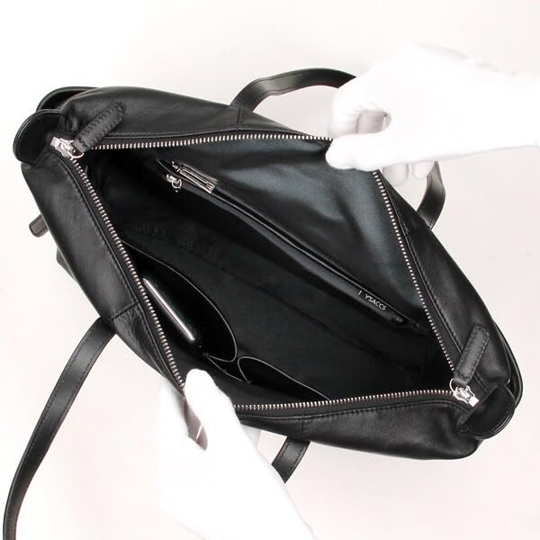 Isaac Italian Sheep Big Tote Bag, Black (10)