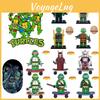 Ksz 723 Ninja Turtles Dafengqi Novelty Miniature Building Blocks Toy Abs Plastic Diy Export Type