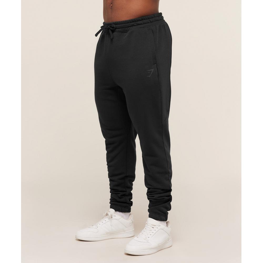 Gymshark Power Joggers Tall Black Asphalt Grey A3c2e Bcyl