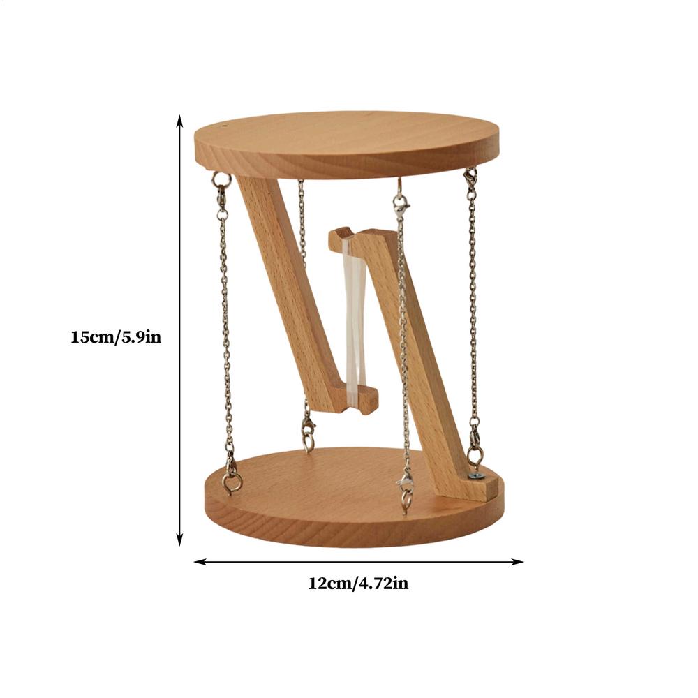 Suspended Storage Rack Tensioned Overall Structural Model Ornament Scientific Wooden Floating Decoration Floating Illusion State