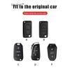 Leather Car Key Case Cover For Peugeot 107 206 207 208 306 307 301 308S 407 2008 3008 4008 5008 Rcz For Citroen C1 C2 C3 C4 C5