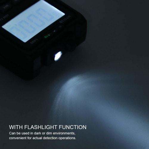 High-Precision Handheld Digital Multimeter for Voltage, Current, Resistance, and Capacitance Measurements, Built-in Test Battery, Large Display, for B