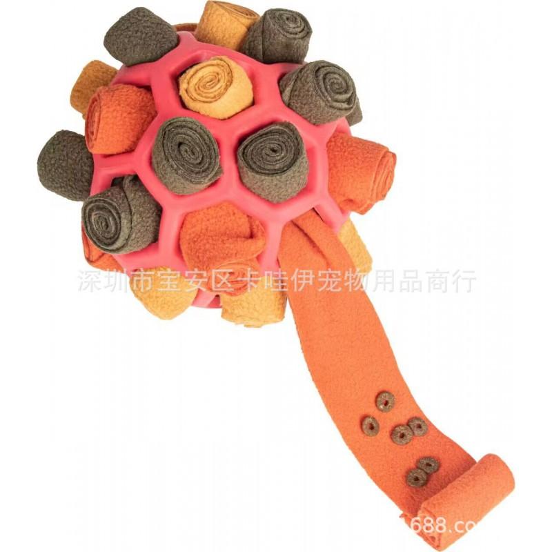 Interactive Dog Snuffle Ball Toy TPR Hollow Treat Dispensing Puzzle Mental Stimulation Anti-Destructive Behavior
