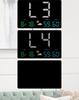 Large Screen Multi-Functional Weather Clock with Barometric Pressure, Temperature, and Humidity Sensor