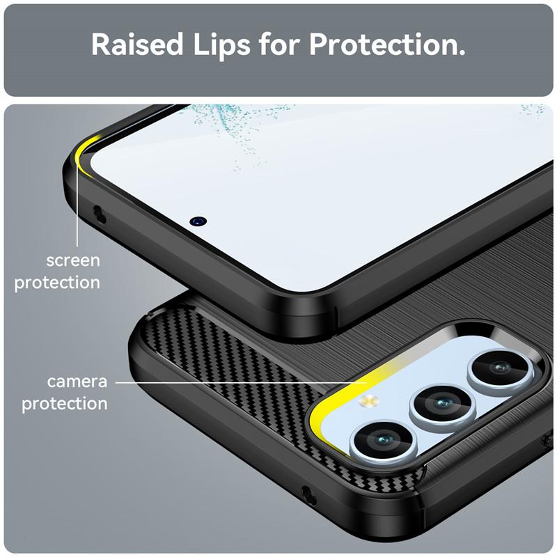 For Samsung Galaxy A54 Case For Samsung Galaxy A12 A23 A53 A14 A34 A54 5G Cover Shockproof Soft Silicone Protective Bumper