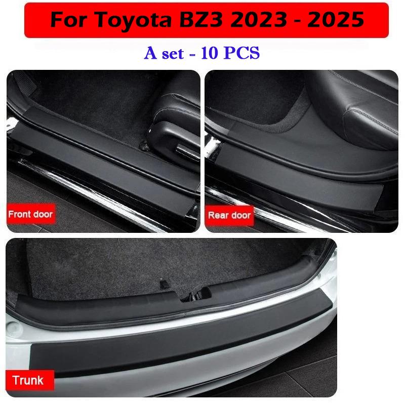 Autotürschwellenleiste Kofferraumschutzaufkleber Schmutzabweisend Kratzfest Innenraumaufkleber Für Toyota bZ3 2026 2026 2026