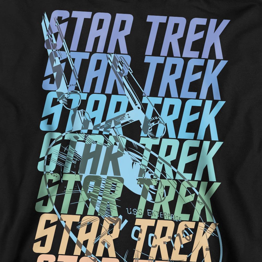 STAR TREK Unisex mikina pro dospělé Enterprise Multi Logo