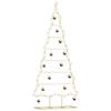 Metal Christmas Tree Gold 181 cm Powder Coated Steel