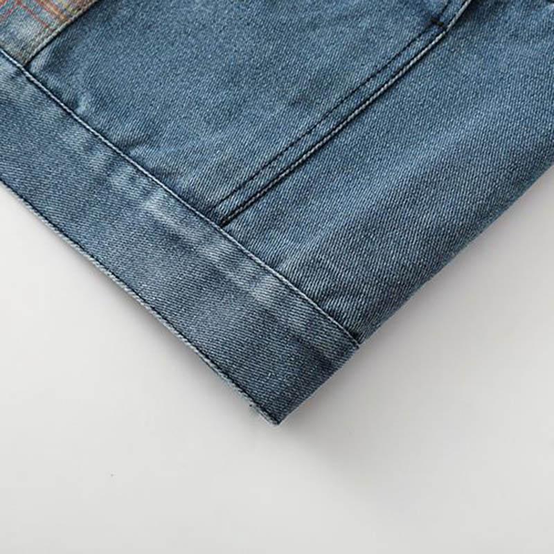 Vest for Women Cotton Sleeveless Tops Denim Vest Oversize Casual Sleeveless Coat Buttons Camisole Vest