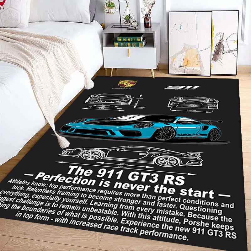 Sports Car Art Print carpet Home Decor Suitable for all seasons Art Christmas gifts Fashion