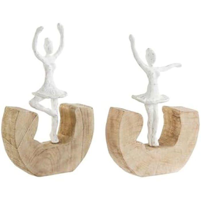 Figurine décorative - DKD HOME DECOR - Blanc - Plastique - 6 x 17 x 24 cm - Intérieur