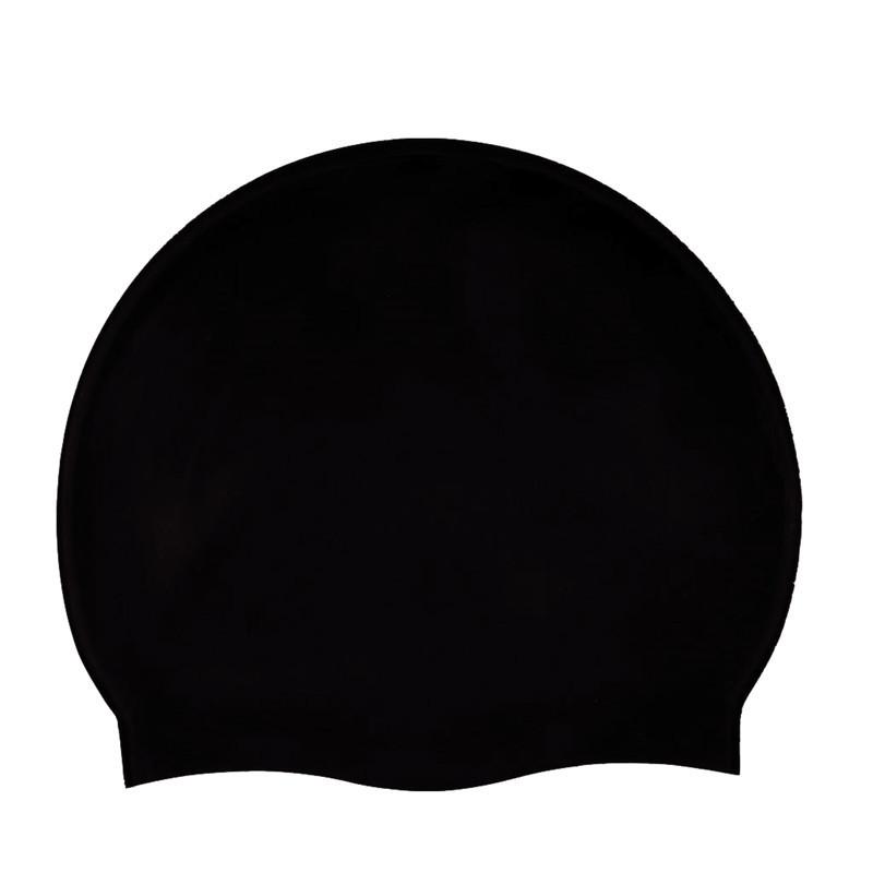 

Swimming Cap Silicone Waterproof Swim Hat for Men Women Adult Kids Long Hair Pool Caps Diving Swimming Equipment Elastic Caps чёрный