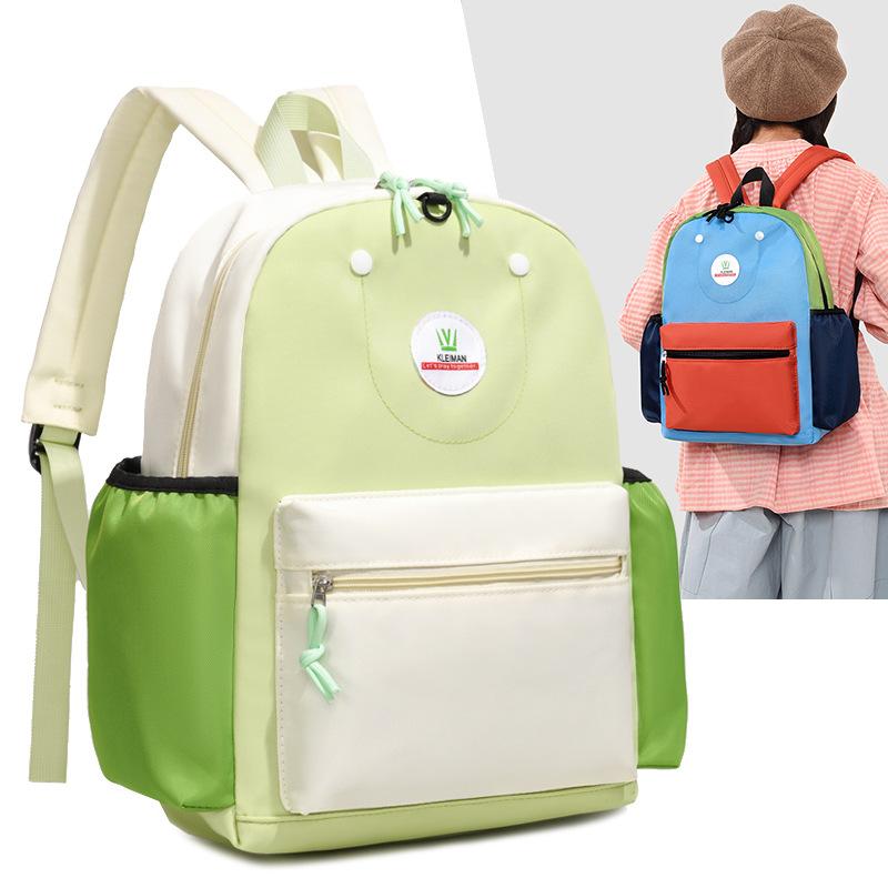 Schoolbag Korean style schoolbag dopamine contrasting color design girl backpack ins wind student high school backpack female