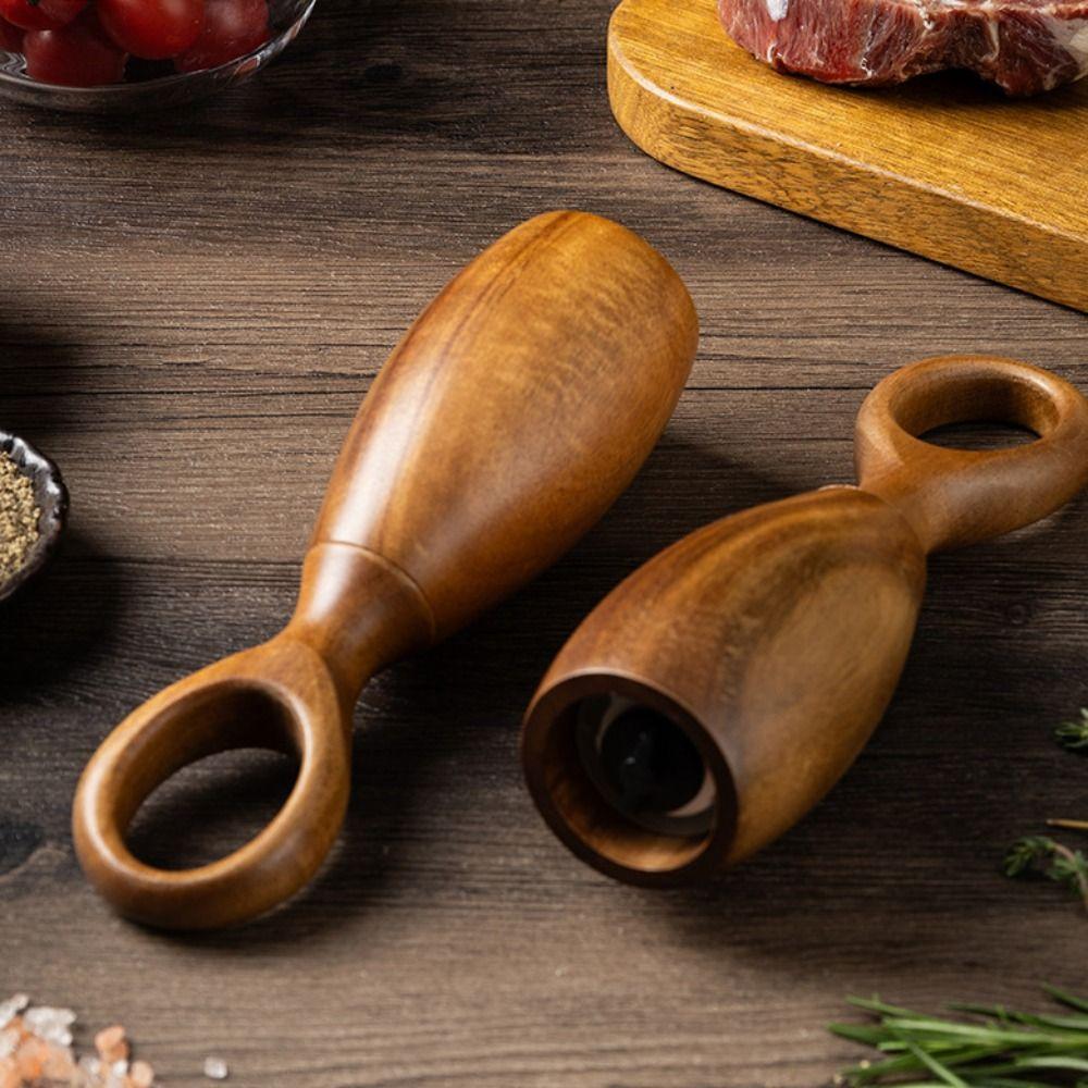 2 Stück Keramikkern Pfeffer Salz Mahlflasche mit Aufbewahrungsbasis Pfeffermühle Kochen