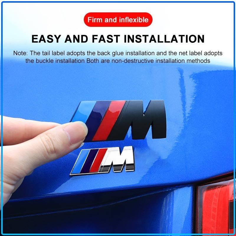 Car Sticker Emblem ABS Car Body Trim Decal Badge Exterior Modification For BMW M Performance 1 3 5 7 Series M3 M4 M5 M6 X1 X3 X5 X6 X7 E30 E34 E36 E39