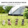 Dog Playpen, Expandable and Foldable, 50x60 Cm, Black