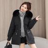Autumn Winter Thicken Warm Parka Women Casual Sweety Solid Color Big Pocket Loose Hooded Coat Jackets Outwear