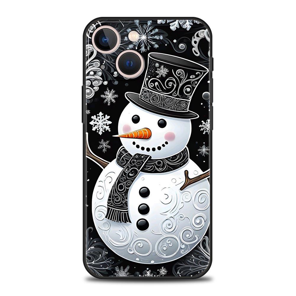 Weihnachtsmann Handyhülle Cover für iPhone 17 16 15 14 13 12 Pro Max 11 Pro Max 17 AIR Plus Stoßfest Weiche TPU Hülle Fundas