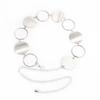 Women's Slimming Metal Waist Chain with Round Ring Decoration