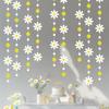 1pc Korean StyleinsWind Daisy Flag Flower Garland Children's Birthday Party Decoration Hanging Ornament Room Decoration