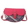 Trendy Black And Pink Saddle Bag For Women With Casual Street Style Charm