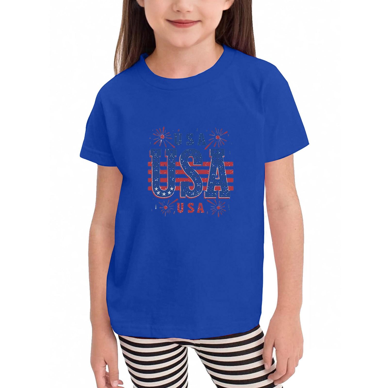 

Футболки для малышей, девочек и мальчиков, детские футболки с короткими рукавами и принтом для мальчиков и девочек 140 синий