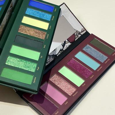 Eight-Color Dreamscape Eyeshadow Palette: Halloween Smoky Eye, Matte, Shimmer & Color-Changing Dragon Eye Shadows