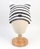 Yunibeosyeolkemiseuteuli Cat Knit Stripe Beanie Cat Beanie