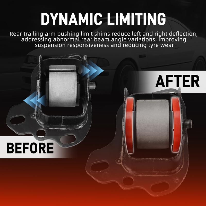 85A Polyurethane Rear Trailing Arm Bushing Limit Spacers for BMW E46 E36 Z4 E85 E86 X3 E83, Car Accessories