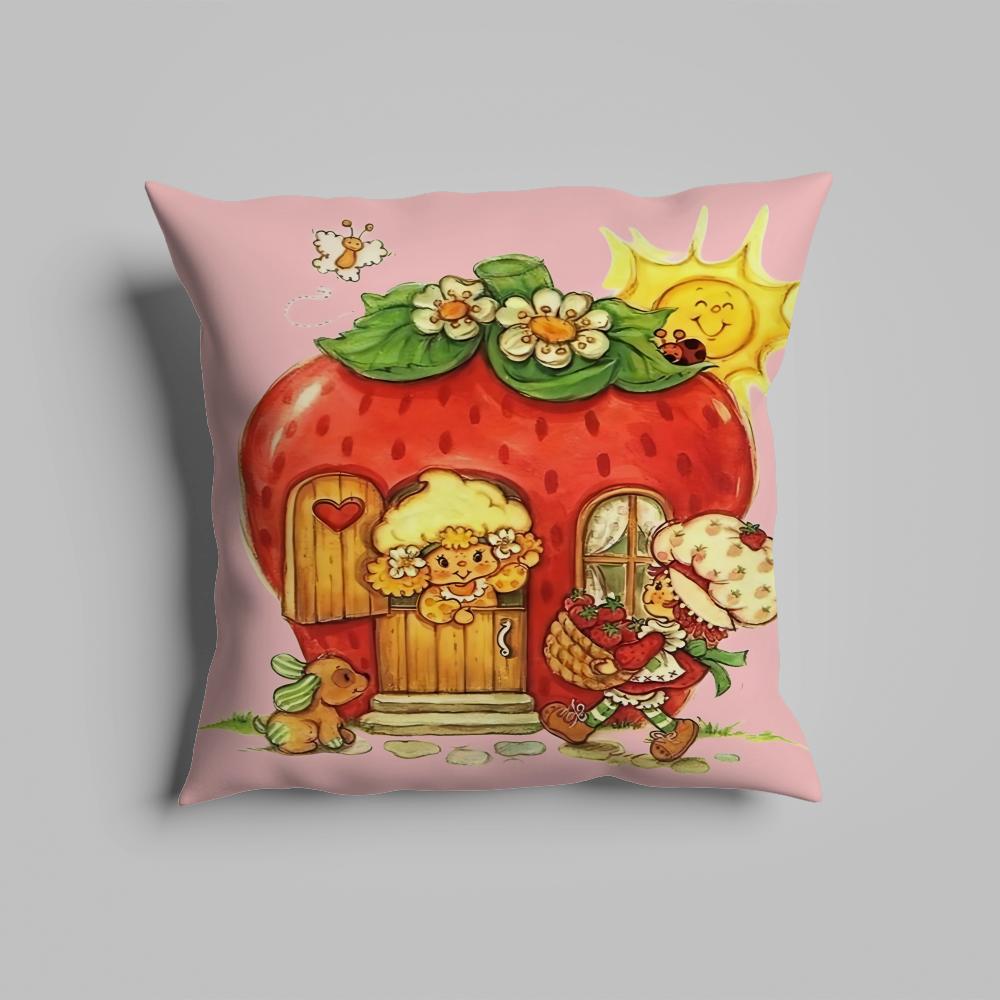 Pillow Case luxurious home office, sofa decorative Multi sized car seat cushions, pillowcases S-StrawberryS-Cute S-ShortcakeS