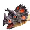 Handpoppen Dinosauruskop Model Speelgoed T-Rex Dino Jura Haai Tijger Park Poppen Dinosaurussen Werelden Zacht Pluche Speelgoed voor Jongens Kinderen Cadeaus