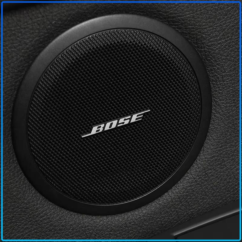 Neues BOSE Buchstabenlogo Auto-Audio-Stereo-Abzeichen Selbstklebender Metallaufkleber Für Autotür Lautsprecher Hochtöner Modifikation